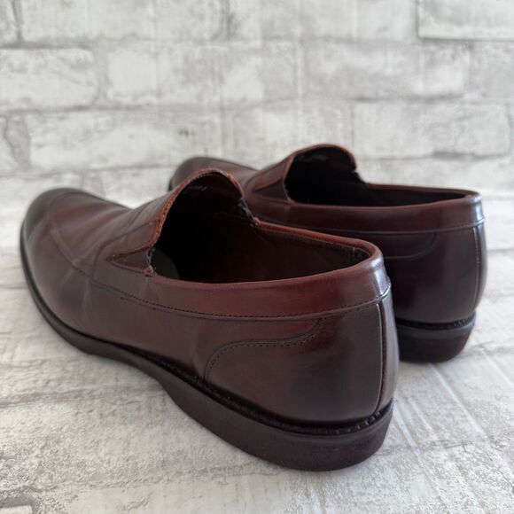 Allen Edmonds Dark Chili Leather Slip On Loafers Dress Shoes Sz 12 (No Insoles) main image 4